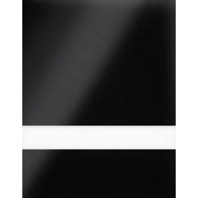 24" x 24" x 1/16" Gloss Black/White Duets Laser XT Plastic