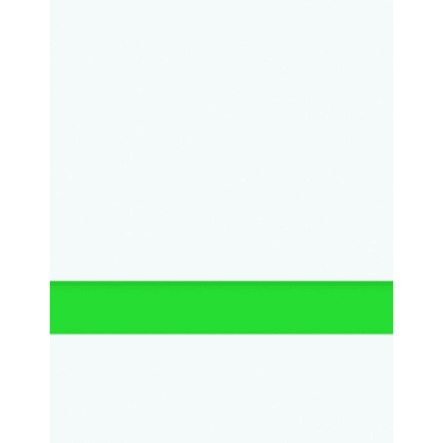 24" x 24" x 1/16" White/Spring Green Matte Duets Laser XT Plastic