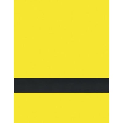 24" x 49" x 1/16" Yellow/Black Matte Duets Laser XT Plastic