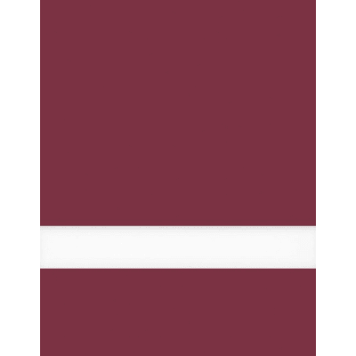 12" x 24" x 1/16" Maroon/White Matte Duets Laser XT Plastic