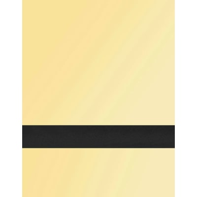 23 1/2" x 49" x .020" Trophy Gold/Black with 3M Adhesive Duets Flexible Contours