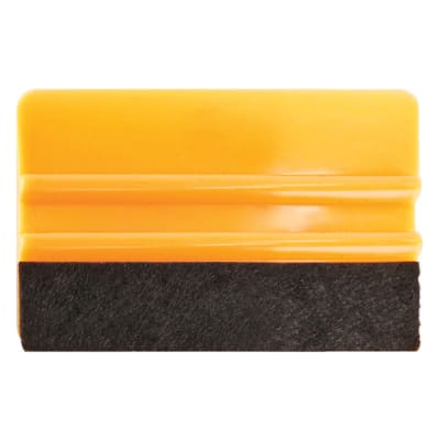 Lidco 4" Standard Weight Felt Edge Wrapped Squeegee