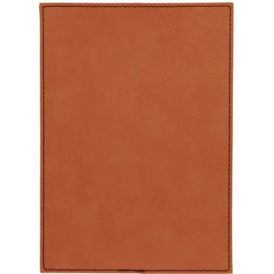 5" x 7" Rawhide Leatherette Plaque Plate