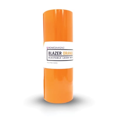 6" x 100' Blazer Orange Laser Mask