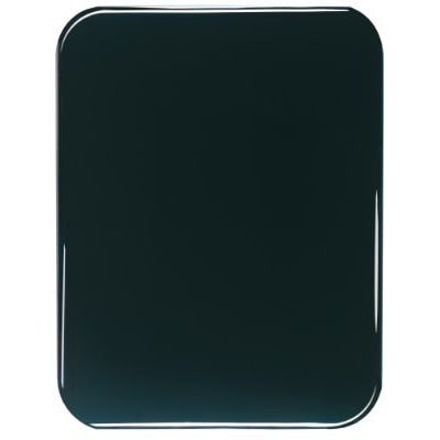 7" x 9" Black Piano Finish Round Corner Plaque