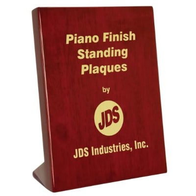 6 1/4" x 8 1/4" Rosewood Piano Finish Standing Plaque