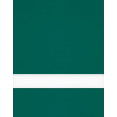 24" x 24" x 1/16" Evergreen/White Matte Duets Rotary Indoor Plastic