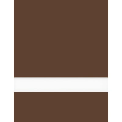24" x 24" x 1/16" Brown/White Matte Duets Rotary Indoor Plastic