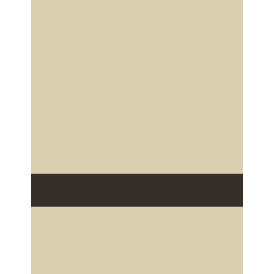 24" x 24" x 1/16" Beige/Chocolate Brown Matte Duets Rotary Indoor Plastic