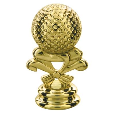 2 5/8" Gold Golf Ball Trim