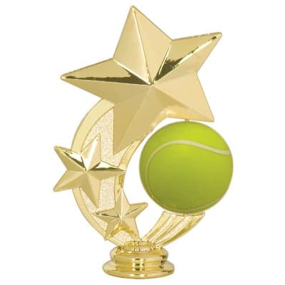 5" Tennis 3-Star Spinning Figure