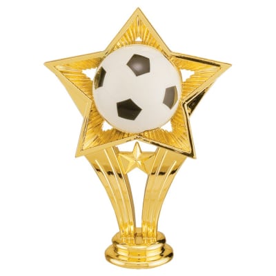 5" Color Soccer Open Star Figure