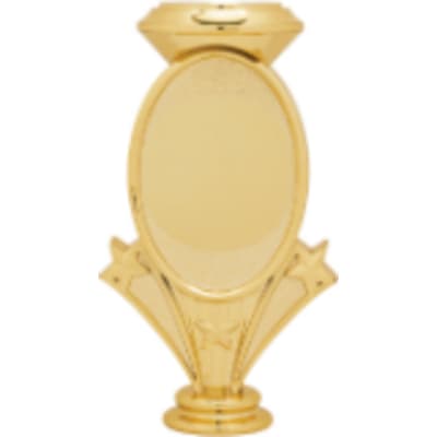 5 1/2" Vertical Riser with 2" x 3" Oval Insert Holder