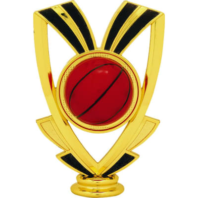 5" Basketball Ribbon Figure