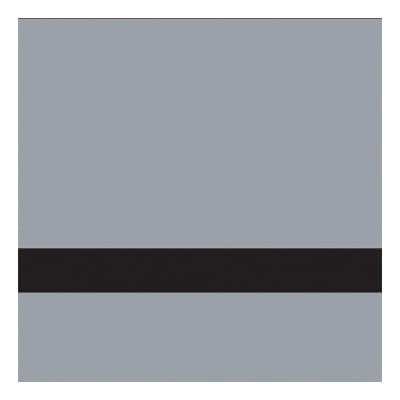 24" x 24" x 1/16" Matte Grey/Black Gemini Duets Selects