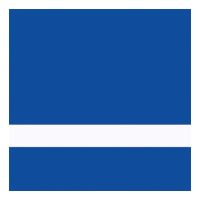 12" x 24" x 1/16" Matte Royal Blue/White Gemini Duets Selects