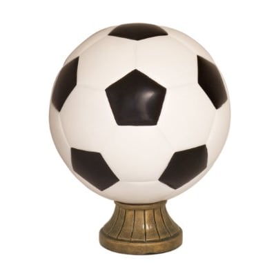 5 1/2" Color Soccer Ball Resin
