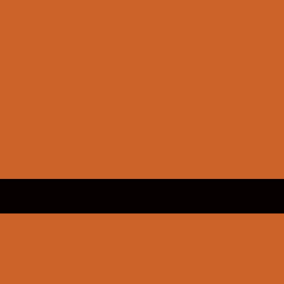 24" x 48" x 1/16" Gloss-Brushed Orange/Black Satin Rotary Engravable Plastic