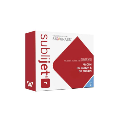 SubliJetR Cyan Ink Cartridge Ink for Ricoh SG3110DN/7100DN, 29 ml