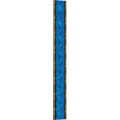 45" Blue/Gold Round Starlight Trophy Column