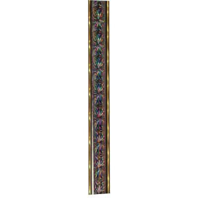 45" Black/Gold Round Starlight Trophy Column