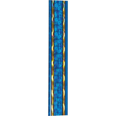 45" Blue/Gold Rectangular Starlight Trophy Column