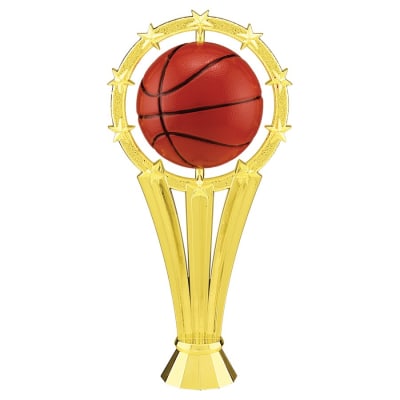 6 1/4" Basketball 10-Star Spinner Figure