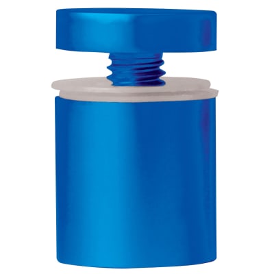 .98" x .98" Kota Pro Blue Aluminum Stand-Offs PCKGD 4 PCS - PRICE BY PC
