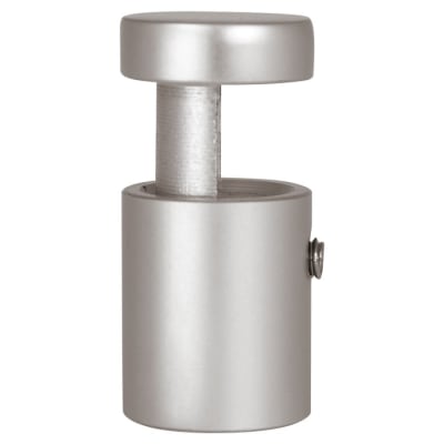 .63"x.75" Kota Pro Satin Slvr Alum Side Clamp Stand-Offs PCKGD 4 PCS-PRICE BY PC