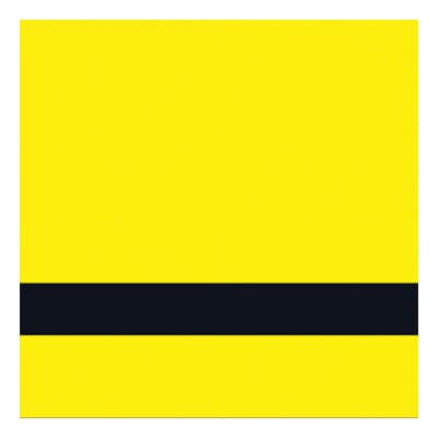 24" x 49" x 1/16" Yellow/Black Duets Textures