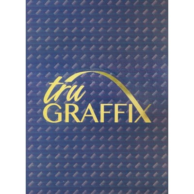 12" x 24" x .018" Blue Carbon Fiber Tru Graffix Brass Plated Steel