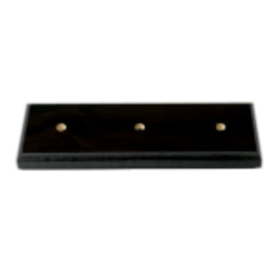 2 3/4" x 8" x 5/8" Value Matte Black Finish 2- Post Lid Only