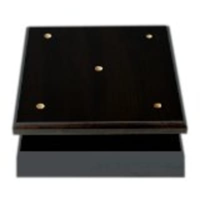 7 1/4" x 8 1/4" x 3/4" Value Matte Black Finish Slant Front 4-Post Set