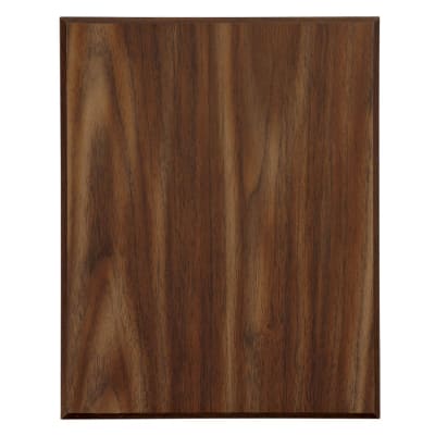 10 1/2" x 13" Value 45 Degree Bevel Edge Walnut Finish Plaque