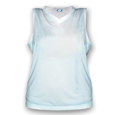 X-Small White Performance Micro-Fiber Ladies Singlet Shirt