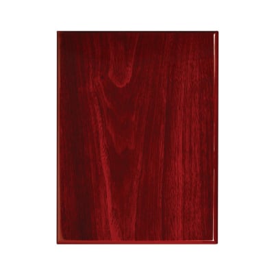 6" x 8" Value Rosewood Piano Finish Plaque
