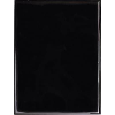 7" x 9" Value Black Piano Finish Plaque