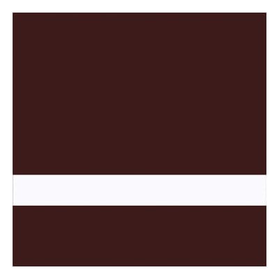 12" x 24" x 1/16" Clear/Chocolate Brown Duets Reverse Ultimates