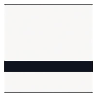 24" x 49" x 1/16" White/Black Duets Ultimates