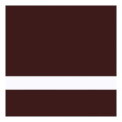 24" x 24" x 1/16" Chocolate Brown/White Duets Ultimates