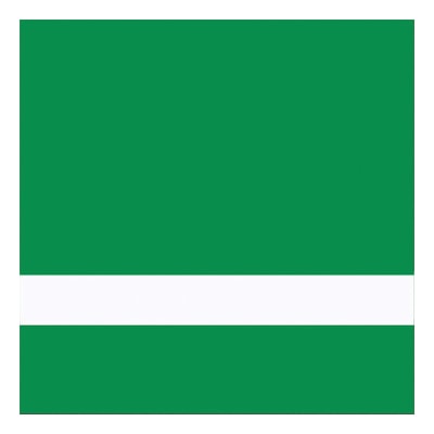 24" x 49" x 1/8" Spring Green/White Ultmat Duets Ultimates