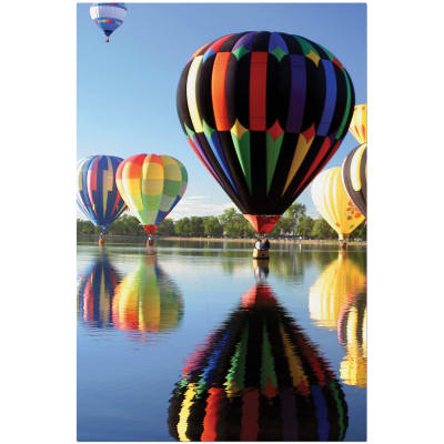 8" x 12" White ChromaLuxe Textured Aluminum Photo Panel