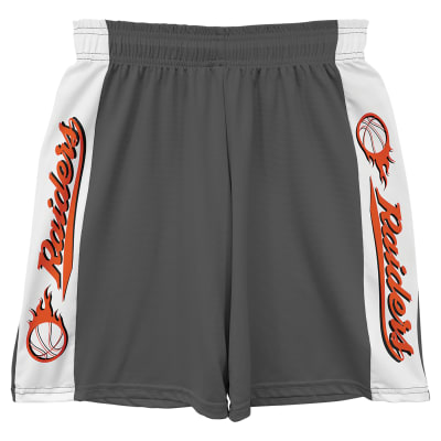 Gray Adult Subli-Tru Shorts XXL