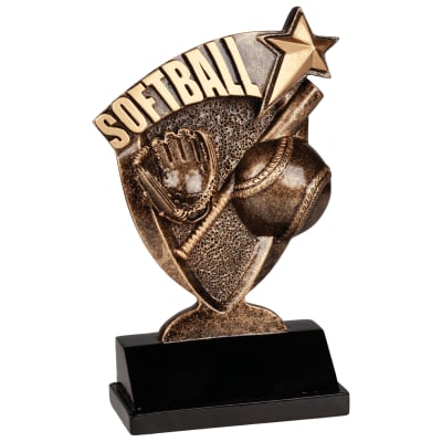 7" Softball Broadcast Resin
