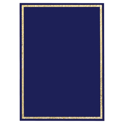 6" x 8" Blue Florentine Frame Designer Plaque Plate