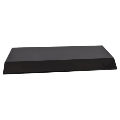 9" x 3 1/4" x 3/4" Black Crystal Base