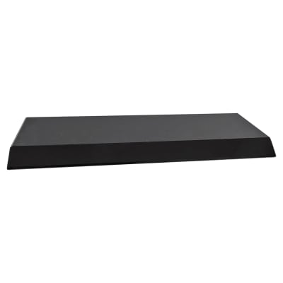 12" x 4" x 3/4" Black Crystal Base