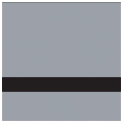 12" x 24" x 1/16" Matte Grey/Black Gemini Duets Selects
