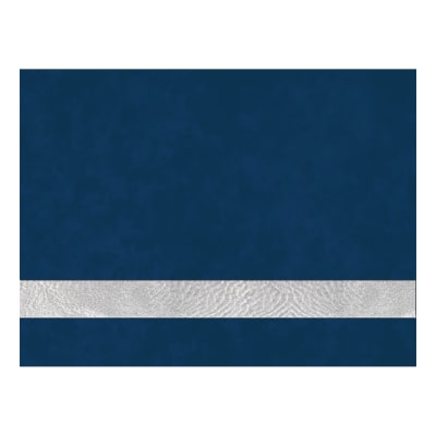 12" x 24" Blue/Silver Laserable Leatherette Sheet Stock with Kota Pro Adhesive