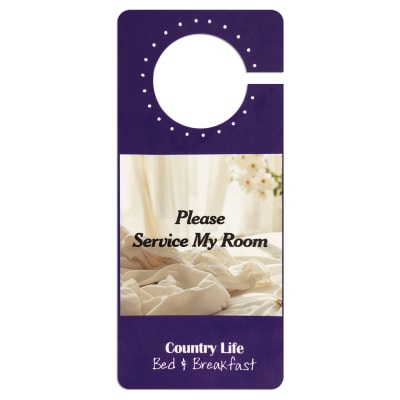 3 1/2" x 8" Sublimatable 2 Sided Door Hanger